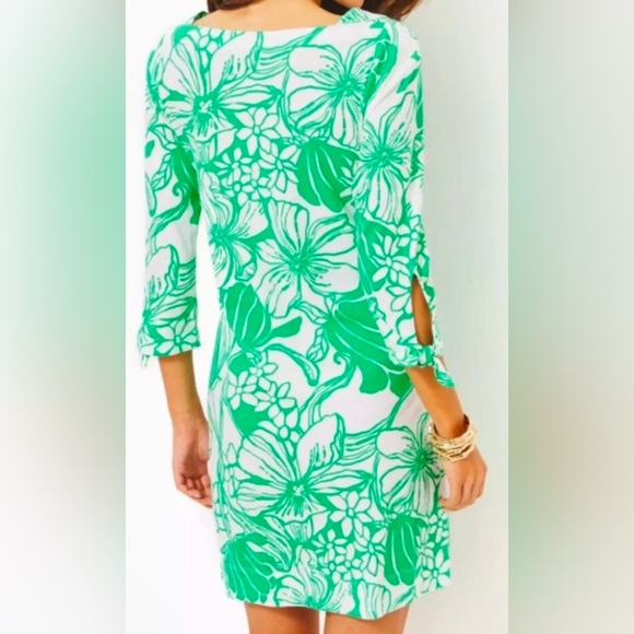 Lilly Pulitzer Lidia 3/4 Sleeve Spearmint Kiss My Tulips oversized XS NWT - Picture 16 of 16